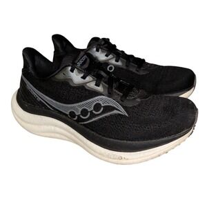 Saucony Triumph 23 Shoes Womens Size 7.5 Black Running Sneakers S11023-200